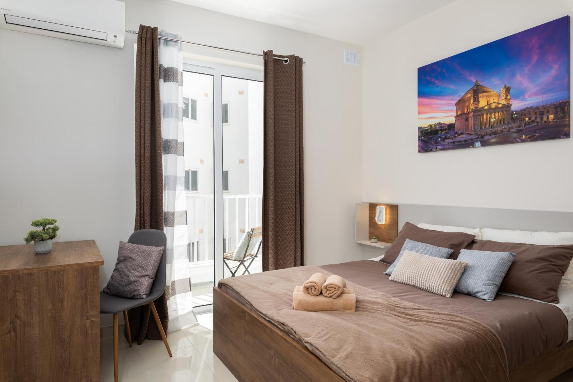 Edka Suites - Modern Sunlit 2Bd Apartments With Balconies - Close To Sliema Promenade, St Julian'S & St Georges Bay Gzira Bagian luar foto
