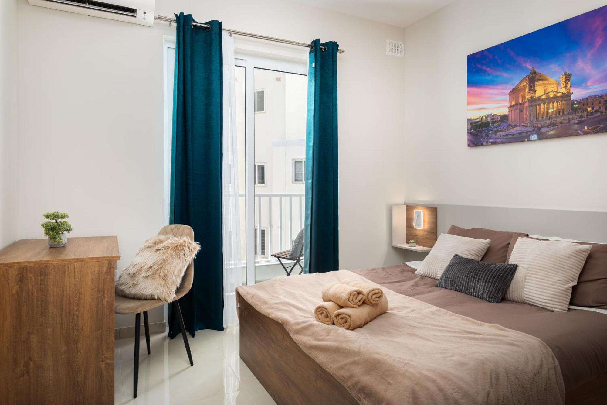 Edka Suites - Modern Sunlit 2Bd Apartments With Balconies - Close To Sliema Promenade, St Julian'S & St Georges Bay Gzira Bagian luar foto