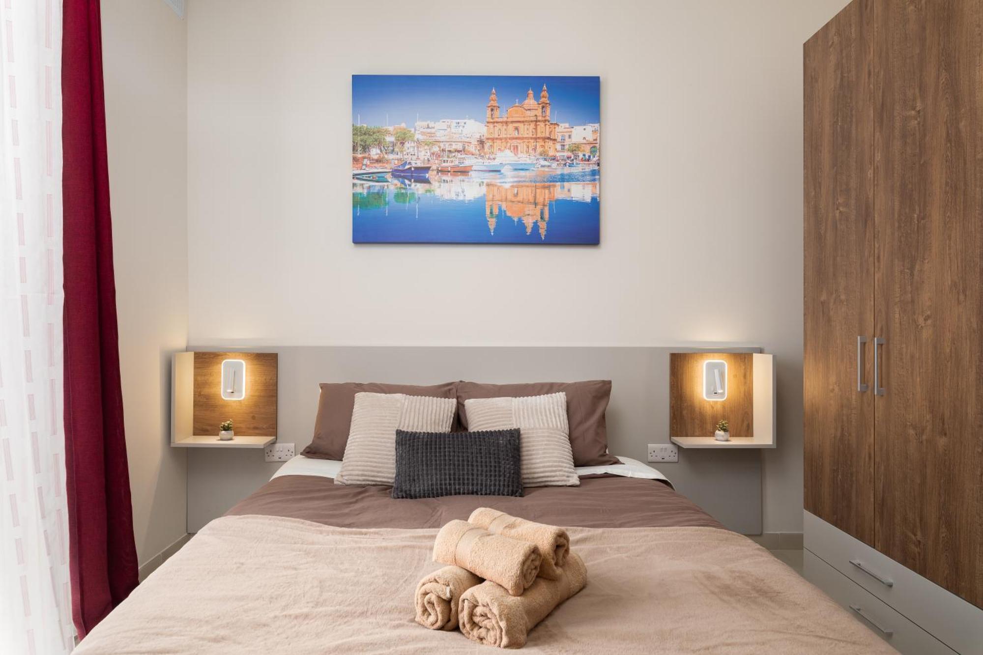 Edka Suites - Modern Sunlit 2Bd Apartments With Balconies - Close To Sliema Promenade, St Julian'S & St Georges Bay Gzira Bagian luar foto